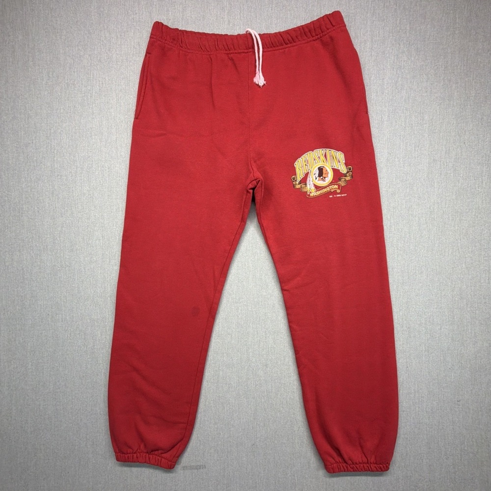 Vintage‎ Washington Redskins Sweatpants Mens Large Red NFL 90s Nutmeg USA